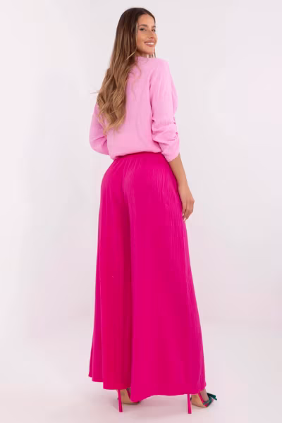 Spodnie Damskie Model MI-SP-2563.84 Fuksja - Italy Moda — zdjęcie 3