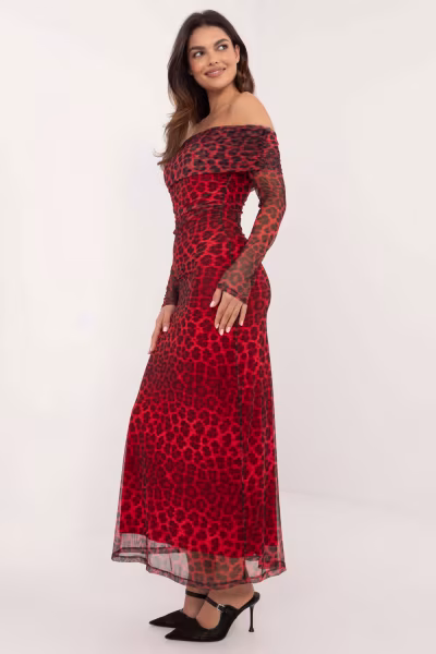 Sukienka Model DHJ-SK-18702.40 Red - Italy Moda — zdjęcie 2