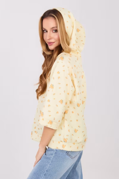 Bluza Damska Model IT-BZ-22278.74 Light Yellow - Italy Moda — zdjęcie 2