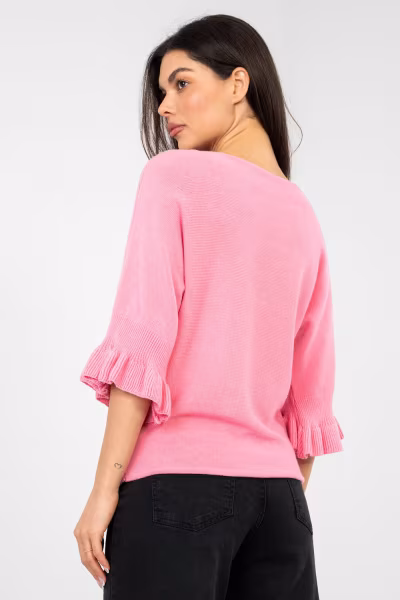 Sweter Damski Model IT-SW-99244.98 Pink - Italy Moda — zdjęcie 3