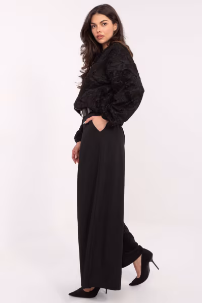 Spodnie Damskie Model IT-SP-19963.09P Black - Italy Moda — zdjęcie 2