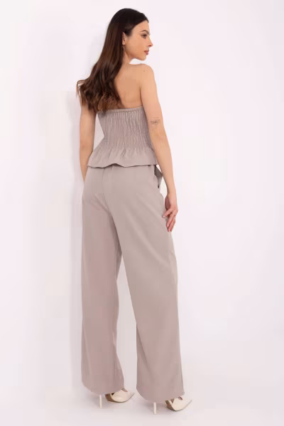 Spodnie Komplet Model MI-KMPL-A2349.75 Dark Beige - Italy Moda — zdjęcie 3