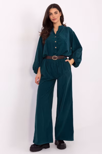 Spodnie Damskie Model IT-SP-25782.73 Morski - Italy Moda — zdjęcie 1