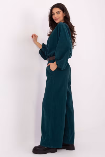 Spodnie Damskie Model IT-SP-25782.73 Morski - Italy Moda — zdjęcie 2