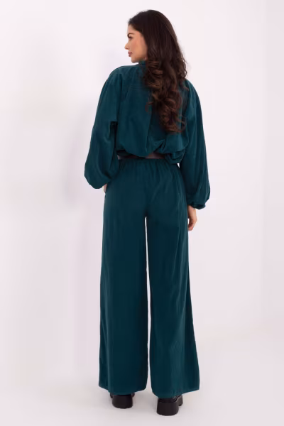 Spodnie Damskie Model IT-SP-25782.73 Morski - Italy Moda — zdjęcie 3