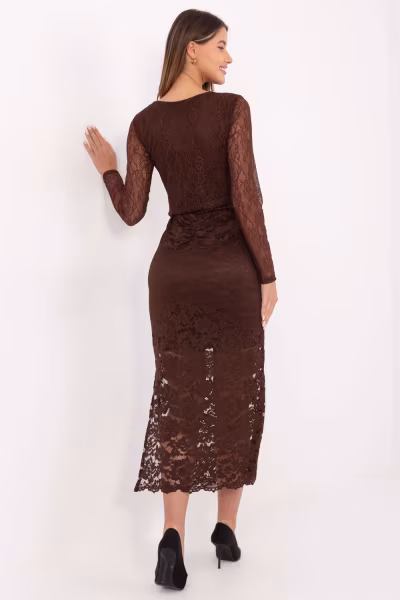 Spódnica Model MI-SD-G9137.16P Brown - Italy Moda — zdjęcie 3