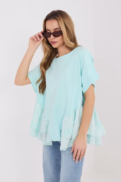 Bluzka Model IT-BZ-81870.18 Mint - Italy Moda — zdjęcie 1