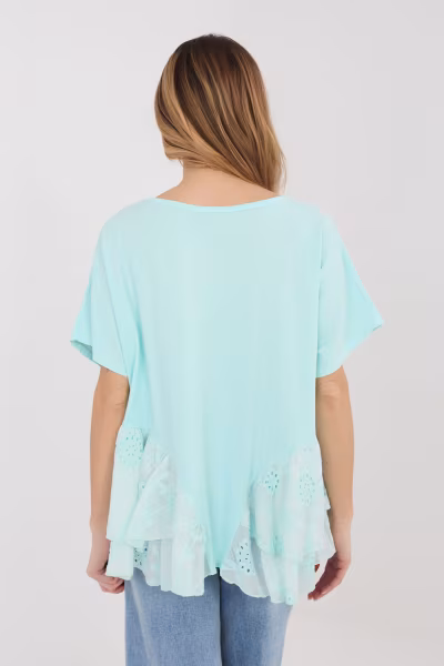 Bluzka Model IT-BZ-81870.18 Mint - Italy Moda — zdjęcie 3