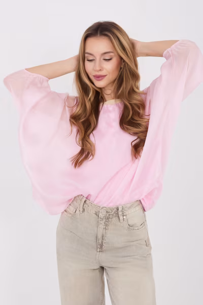 Bluzka Model IT-BZ-18868.81 Light Pink - Italy Moda — zdjęcie 1