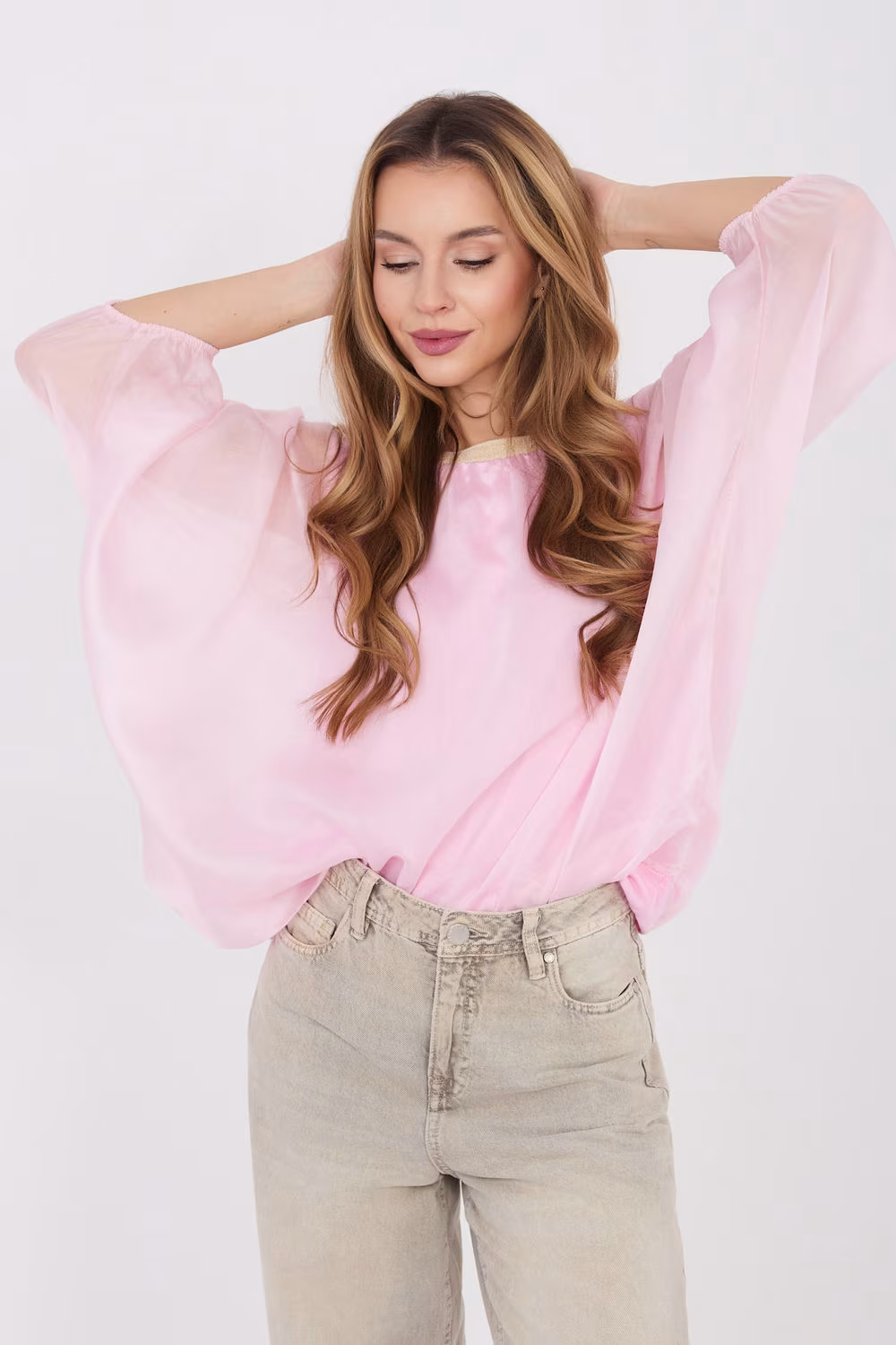 Bluzka Model IT-BZ-18868.81 Light Pink - Italy Moda