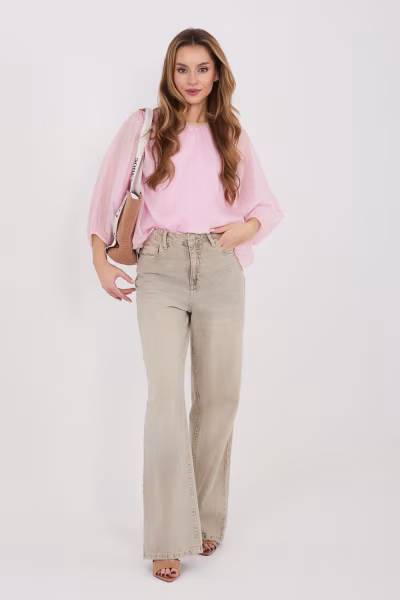 Bluzka Model IT-BZ-18868.81 Light Pink - Italy Moda — zdjęcie 2