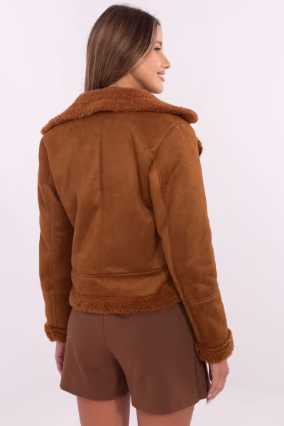 Kurtka Damska Model MI-KR-21848.71 Light Brown - Italy Moda — zdjęcie 3