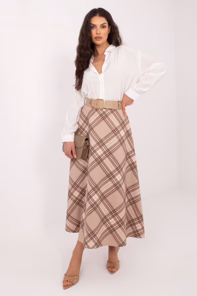 Spódnica Model IT-SD-23296.84 Beige - Italy Moda — zdjęcie 1