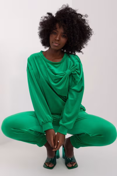 Spodnie Komplet Model DHJ-KMPL-8831.14X Green - Italy Moda — zdjęcie 2