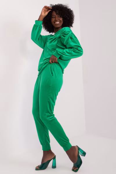 Spodnie Komplet Model DHJ-KMPL-8831.14X Green - Italy Moda — zdjęcie 3