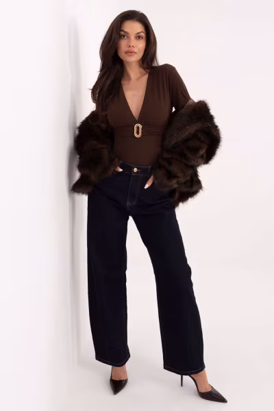 Body Model IT-BO-21811.45 Brown - Italy Moda — zdjęcie 2
