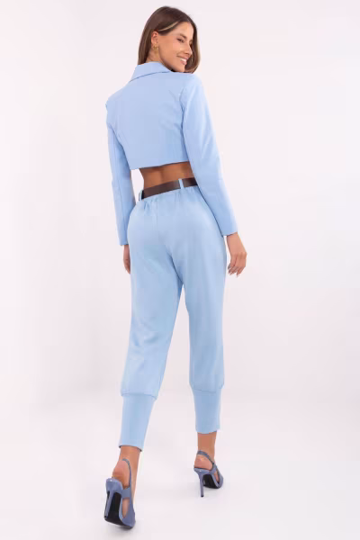 Spodnie Dresowe Model DHJ-SP-20316.87 Light Blue - Italy Moda — zdjęcie 3