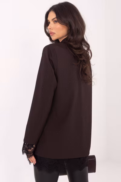 Marynarka Model IT-MA-FL9916-1.07P Dark Brown - Italy Moda — zdjęcie 3