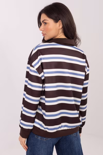 Bluza Damska Model IT-BZ-9981-1.08 Dark Brown - Italy Moda — zdjęcie 3