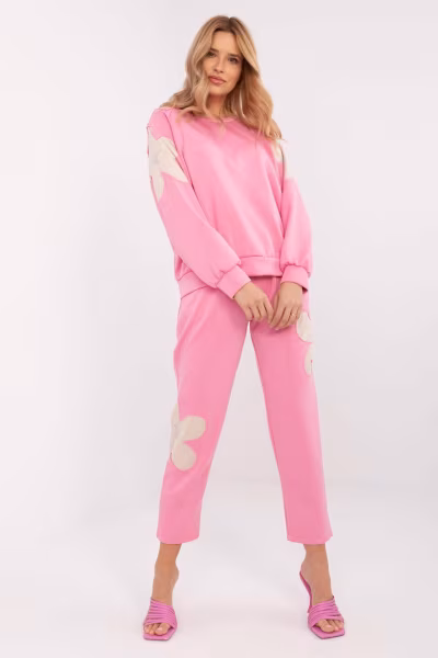 Spodnie Komplet Model MI-KMPL-M6122.60 Pink - Italy Moda — zdjęcie 1