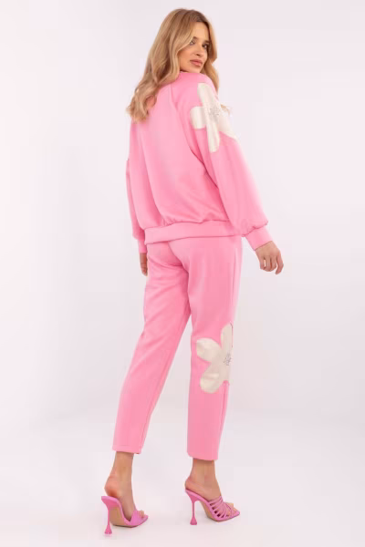 Spodnie Komplet Model MI-KMPL-M6122.60 Pink - Italy Moda — zdjęcie 3