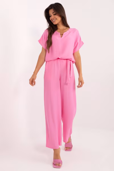 Spodnie Komplet Model DHJ-KMPL-3301.63 Pink - Italy Moda — zdjęcie 1