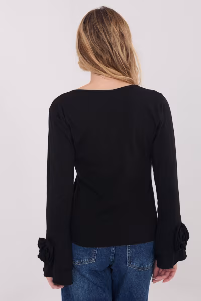 Bluzka Model IT-BZ-22139.55 Black - Italy Moda — zdjęcie 3