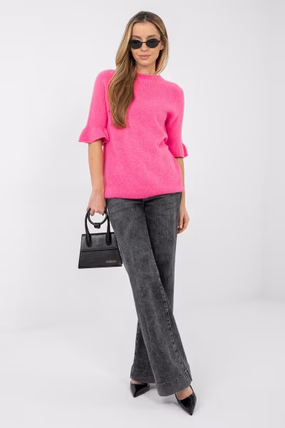 Sweter Damski Model MI-SW-1901.66 Dark Pink - Italy Moda — zdjęcie 2