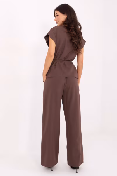 Spodnie Komplet Model IT-KMPL-21029.78 Brown - Italy Moda — zdjęcie 3