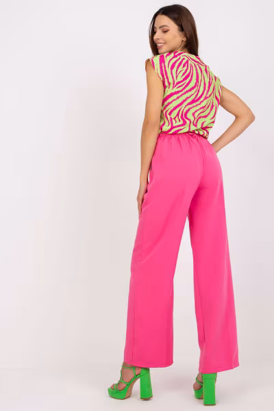 Spodnie Damskie Model DHJ-SP-15679.01X Pink - Italy Moda — zdjęcie 3