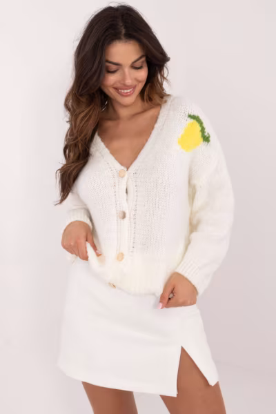 Sweter Damski Model MI-SW-2108.92 Ecru - Italy Moda — zdjęcie 1