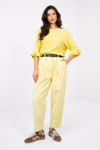 Sweter Damski Model IT-SW-99244.98 Light Yellow - Italy Moda — zdjęcie 1
