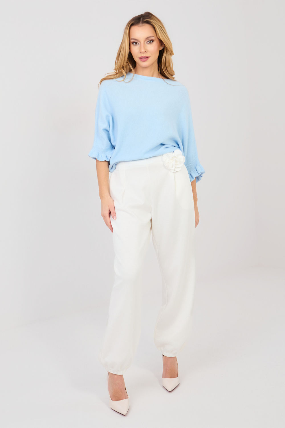 Spodnie Dresowe Model IT-SP-22197.61 Ecru - Italy Moda