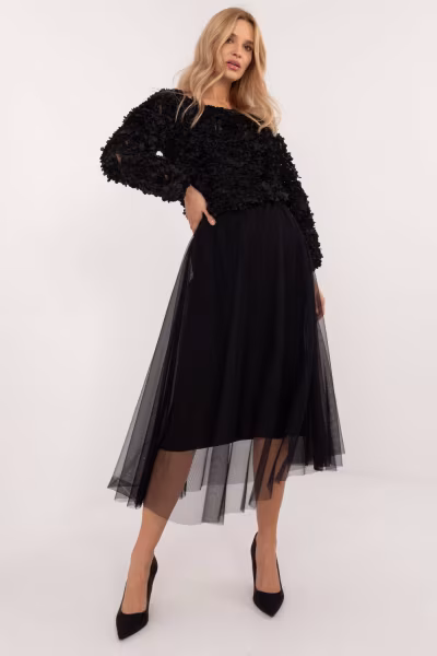 Spódnica Model DHJ-SD-19568.13X Black - Italy Moda — zdjęcie 1