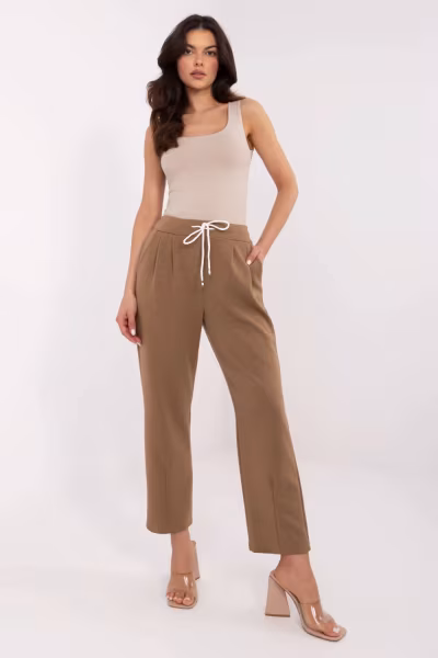 Spodnie Dresowe Model DHJ-SP-20523.66P Light Brown - Italy Moda — zdjęcie 1