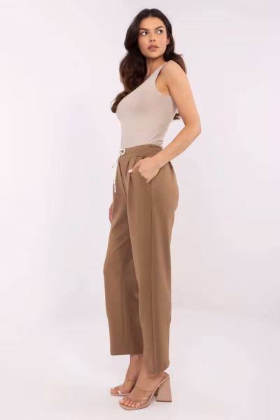 Spodnie Dresowe Model DHJ-SP-20523.66P Light Brown - Italy Moda — zdjęcie 2