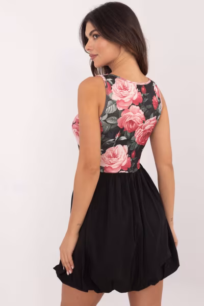 Sukienka Model DHJ-SK-19805-2.65 Black/Pink - Italy Moda — zdjęcie 3