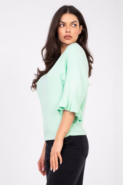 Sweter Damski Model IT-SW-99244.65 Mint - Italy Moda — zdjęcie 2