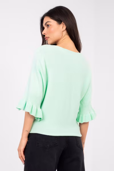Sweter Damski Model IT-SW-99244.65 Mint - Italy Moda — zdjęcie 3
