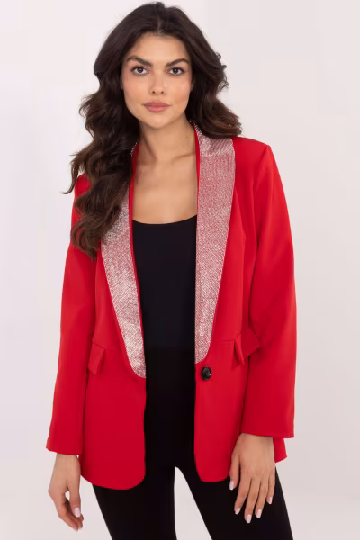 Marynarka Model DHJ-MA-19926.85P Red - Italy Moda — zdjęcie 1