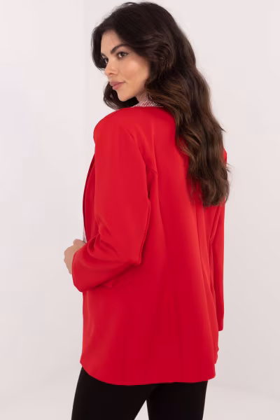 Marynarka Model DHJ-MA-19926.85P Red - Italy Moda — zdjęcie 3