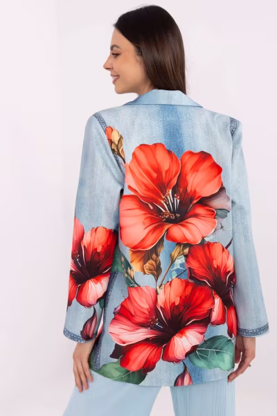 Marynarka Model DHJ-MA-18525-35.91 Blue - Italy Moda — zdjęcie 3