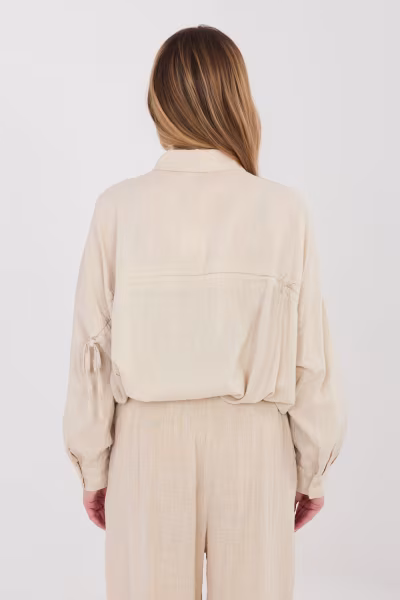 Koszula Damska Model IT-KS-3060.23 Beige - Italy Moda — zdjęcie 3