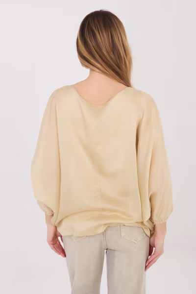 Bluzka Model IT-BZ-18868.81 Beige - Italy Moda — zdjęcie 3