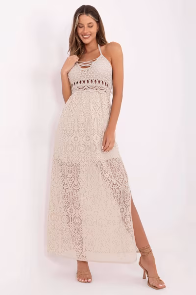 Sukienka Model MI-SK-88191.63 Beige - Italy Moda — zdjęcie 1
