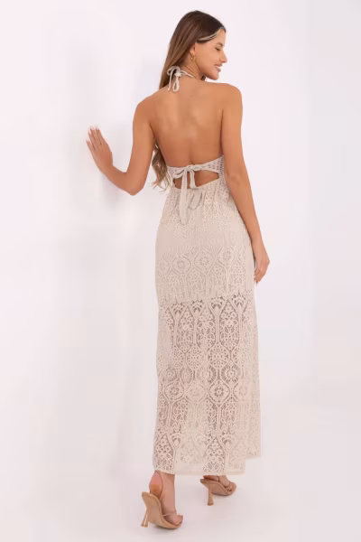 Sukienka Model MI-SK-88191.63 Beige - Italy Moda — zdjęcie 3