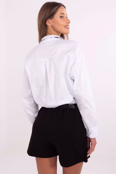 Koszula Damska Model DHJ-KS-9213.86 White - Italy Moda — zdjęcie 3