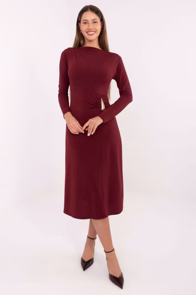 Sukienka Model IT-SK-21900.00 Bordo - Italy Moda — zdjęcie 1