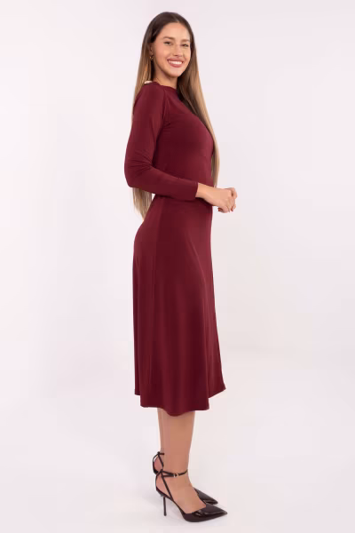 Sukienka Model IT-SK-21900.00 Bordo - Italy Moda — zdjęcie 2