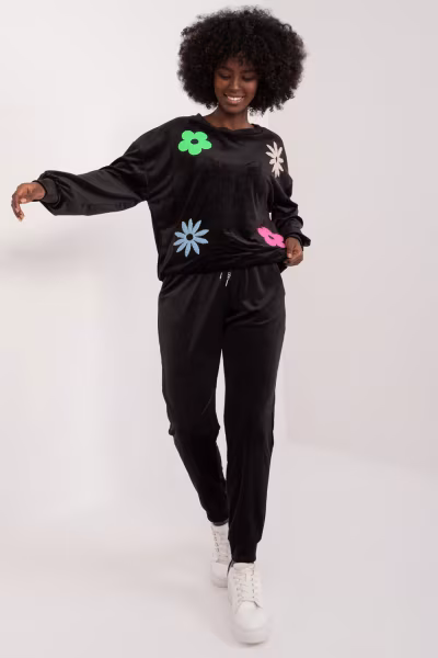 Spodnie Komplet Model DHJ-KMPL-8655.05 Black - Italy Moda — zdjęcie 1
